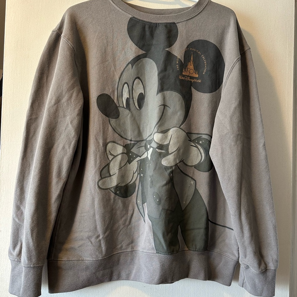 50th Anniversary Walt Disney World Sweatshirt Mickey Mouse